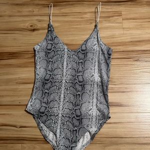 Snakeskin Bodysuit Gaze XS